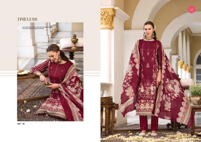 Belliza noor-e-ishq cotton dress materials wholesale